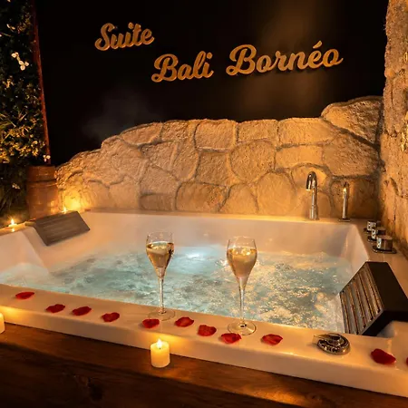 Refuge Tropical - Pour Couple Avec Balneo 2 Places Et Cinema Geant Апартаменты Ла-Бресс