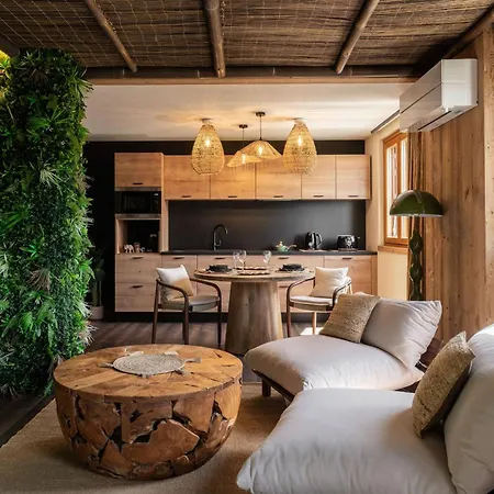 Апартаменты Refuge Tropical - Pour Couple Avec Balneo 2 Places Et Cinema Geant